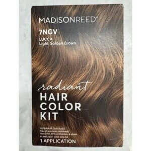 Madison Reed Permanent Hair Color Kit LUCCA Light Golden Brown 7NGV NEW